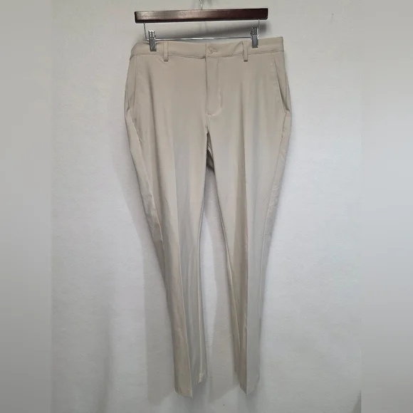 Greg Norman Collection Performance Golf Pant Mens 34 X 32 In Khaki New - Picture 10 of 11